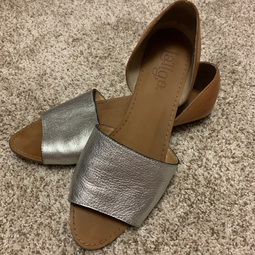 All leather sandals